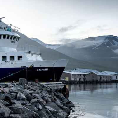 Tr&ouml;llskagi:  S&aelig;fari - F&auml;hre nach Gr&iacute;msey